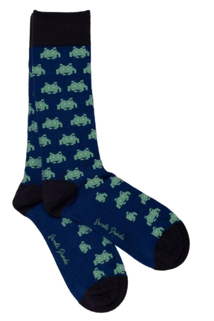 Swole Panda Alien Bamboo Socks SP422
