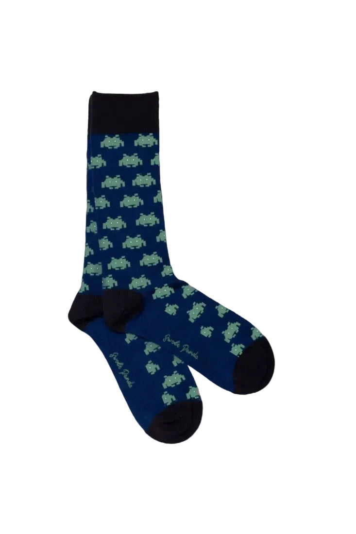 Swole Panda Alien Bamboo Socks SP422