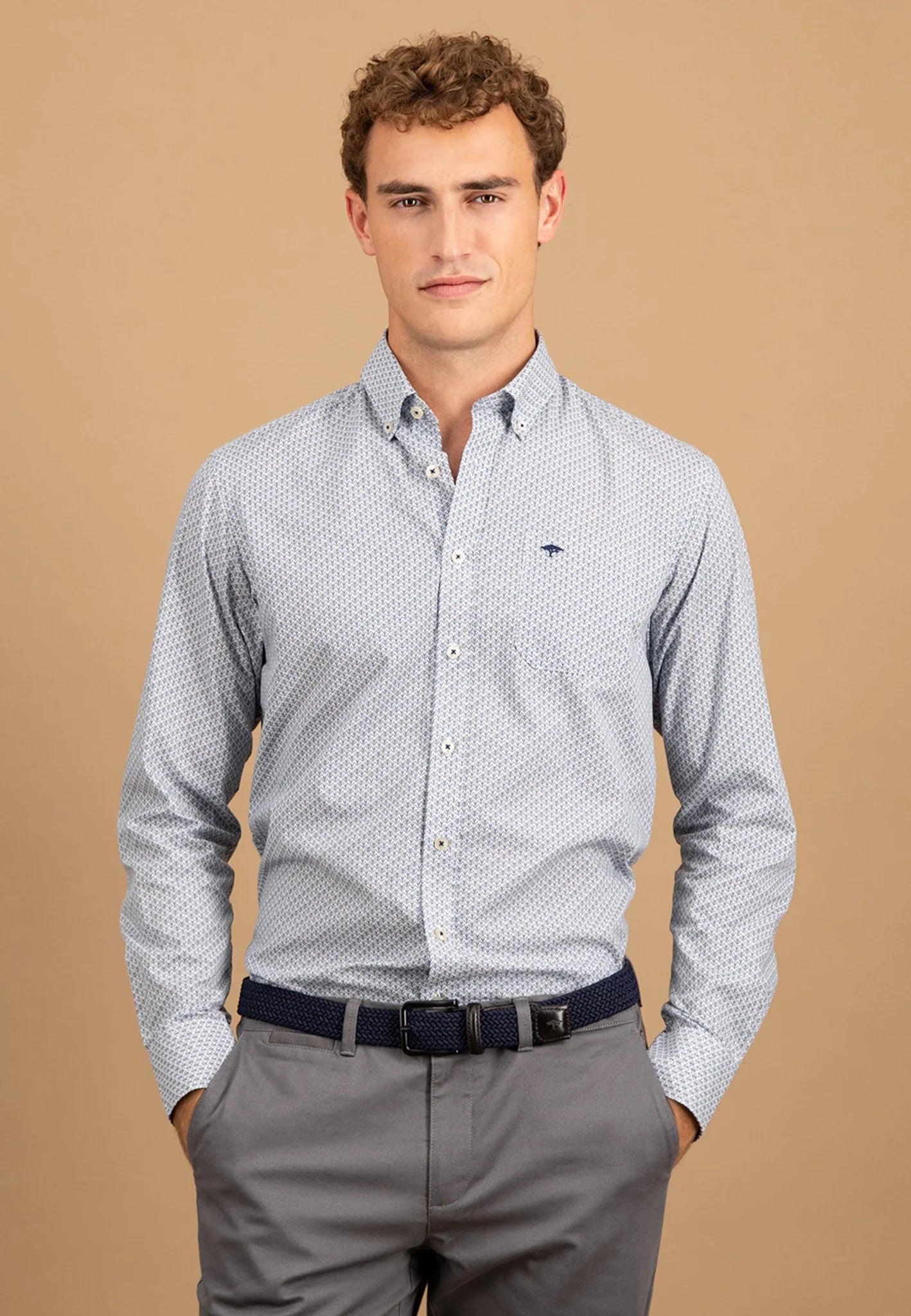 Fynch Hatton Button Down Print Shirt 15145740