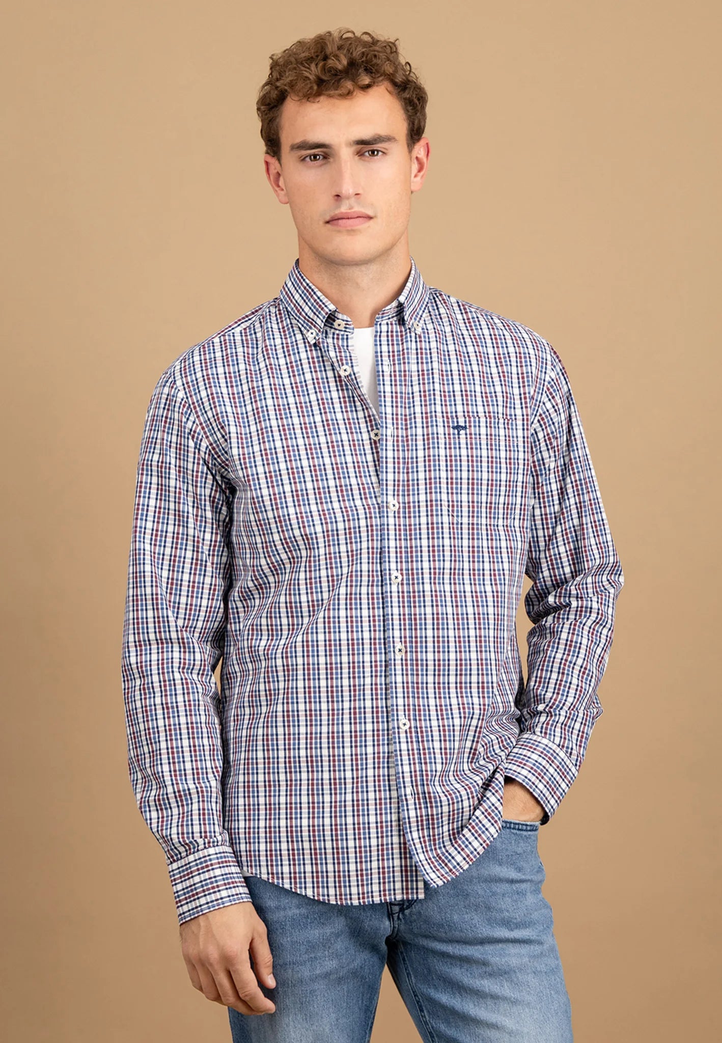 Fynch Hatton Button Down Check Shirt 15145750