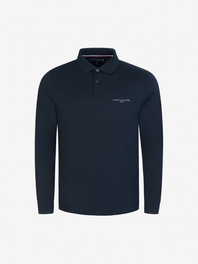 Tommy Hilfiger Long Sleeve Jersey Polo (28790) Desert Sky