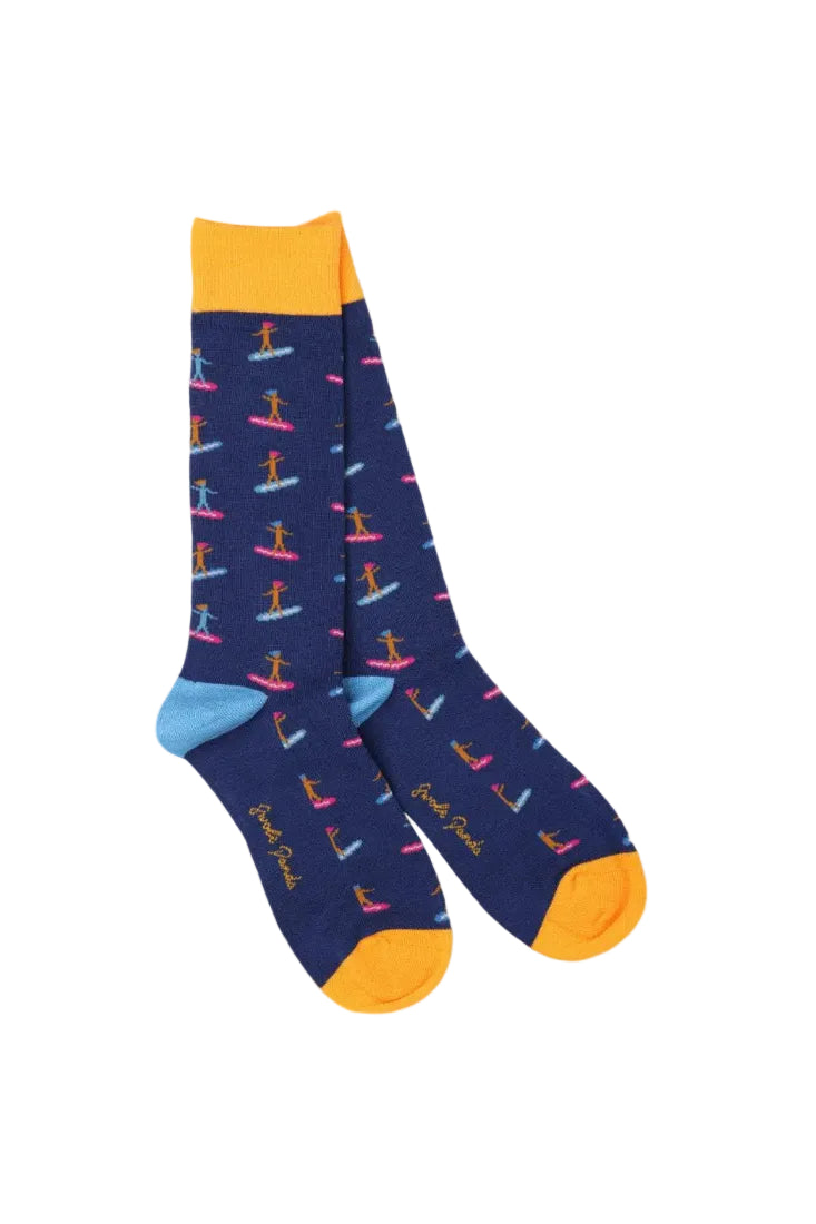 Swole Panda Bamboo Socks SP399 Surfer
