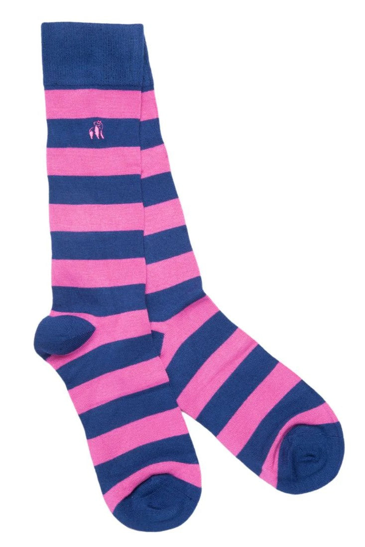 Swole Panda Beach Hut Socks Gift Box