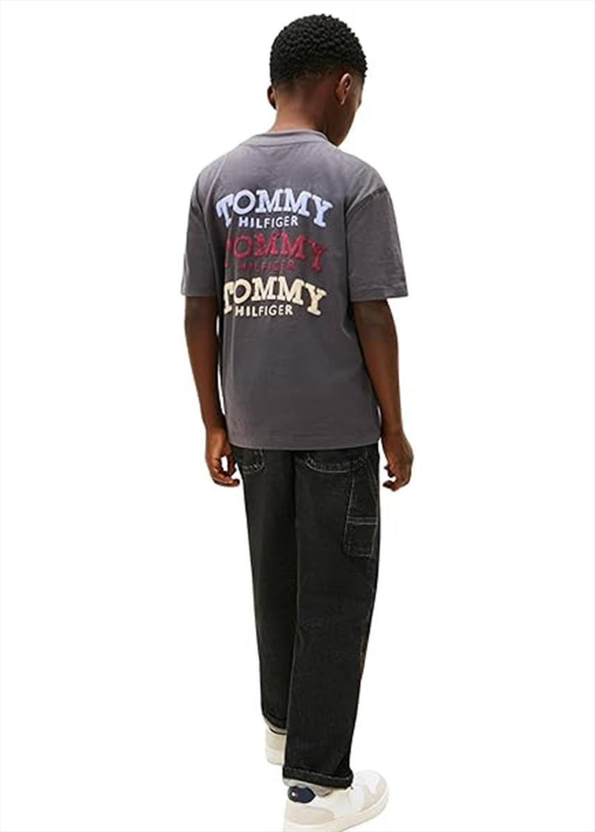 Tommy Hilfiger Kids Washed Faded Graphic T-Shirt