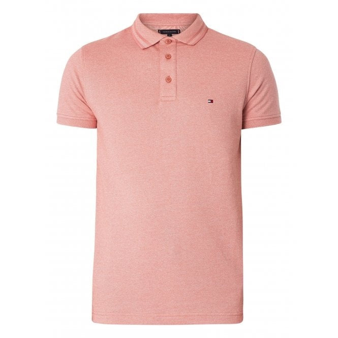Tommy Hilfiger Slim Fit Polo Pretwist Moul(34755) Blos White
