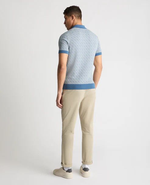 Remus Uomo Slim Fit Pattern Polo Shirt 58839