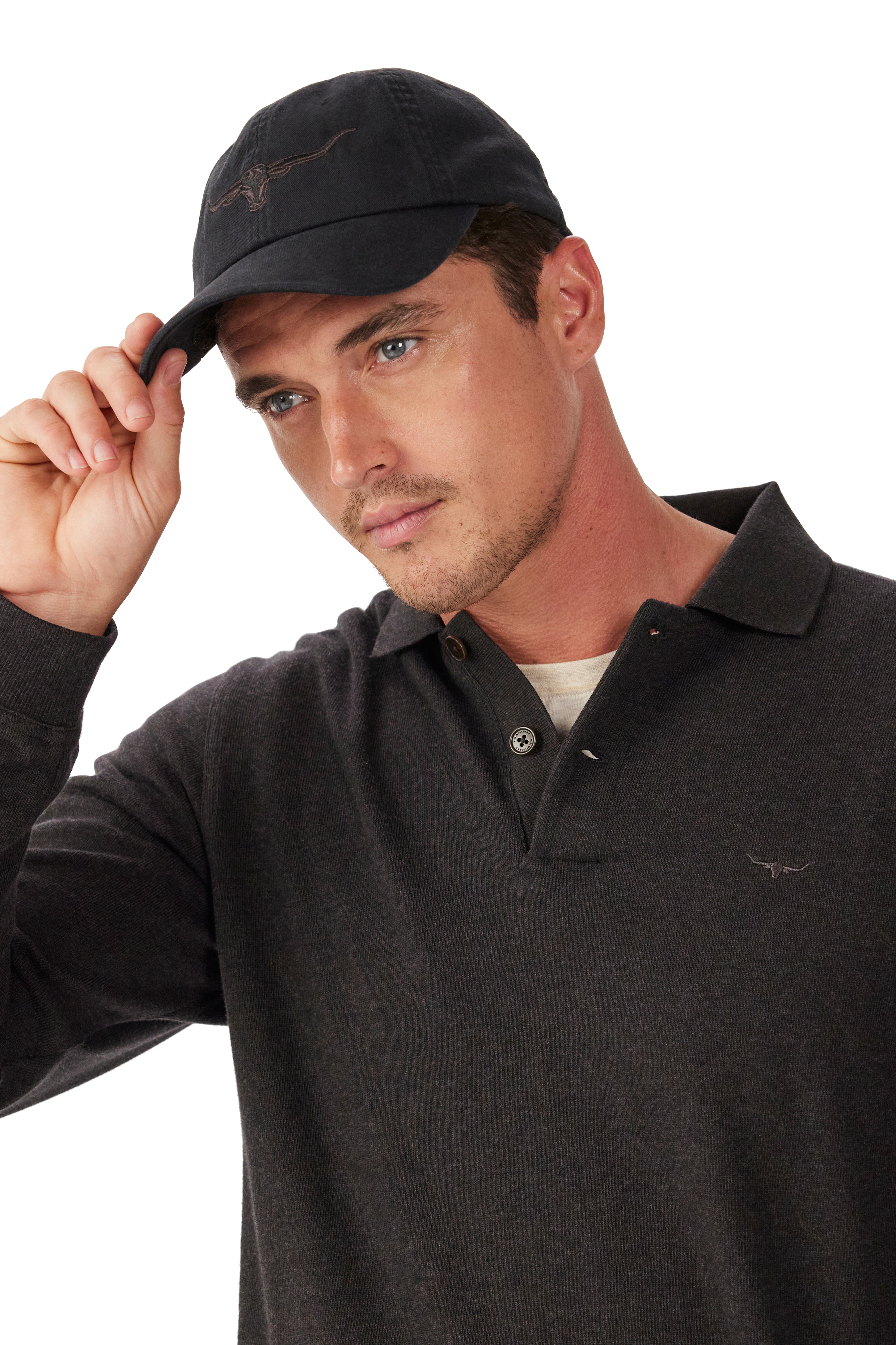 RM Williams Longhorn Twill Cap