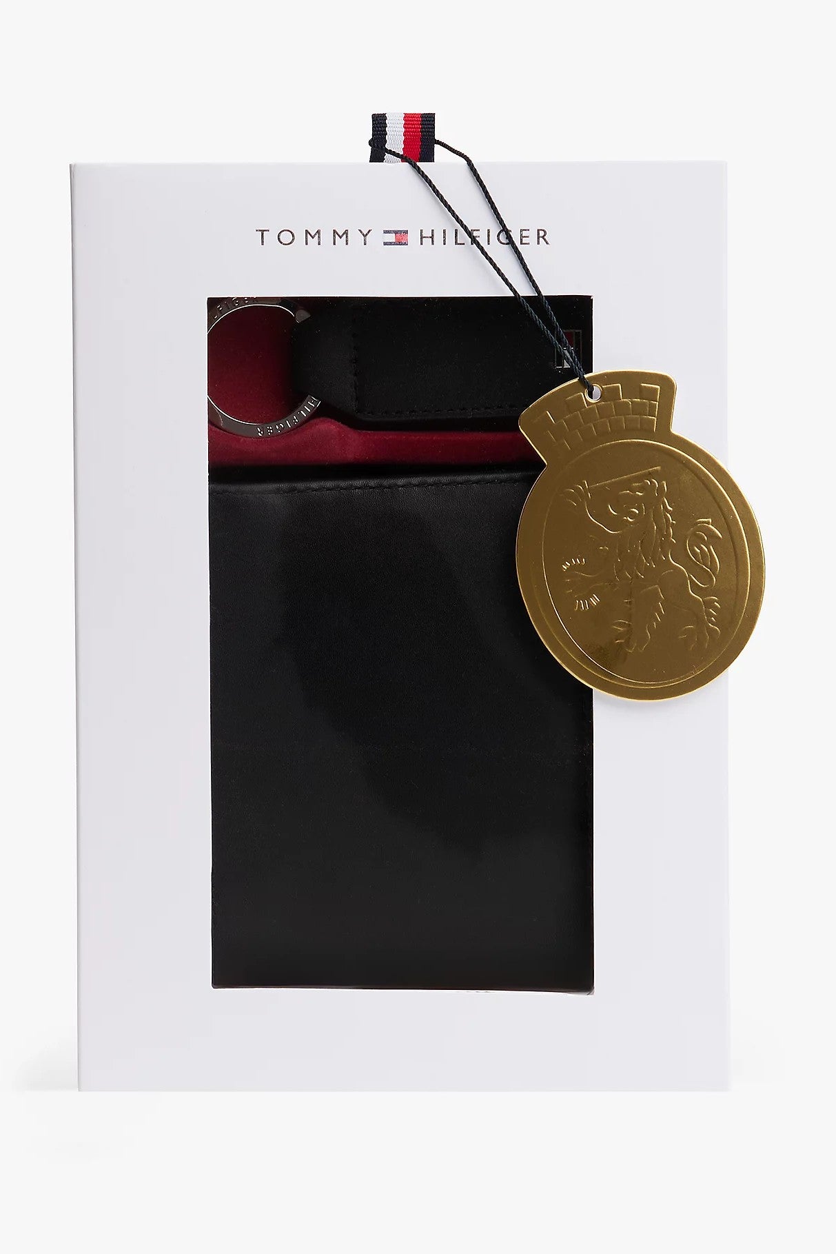 Tommy Hilfiger Leather Wallet & Key Fob Gift Set