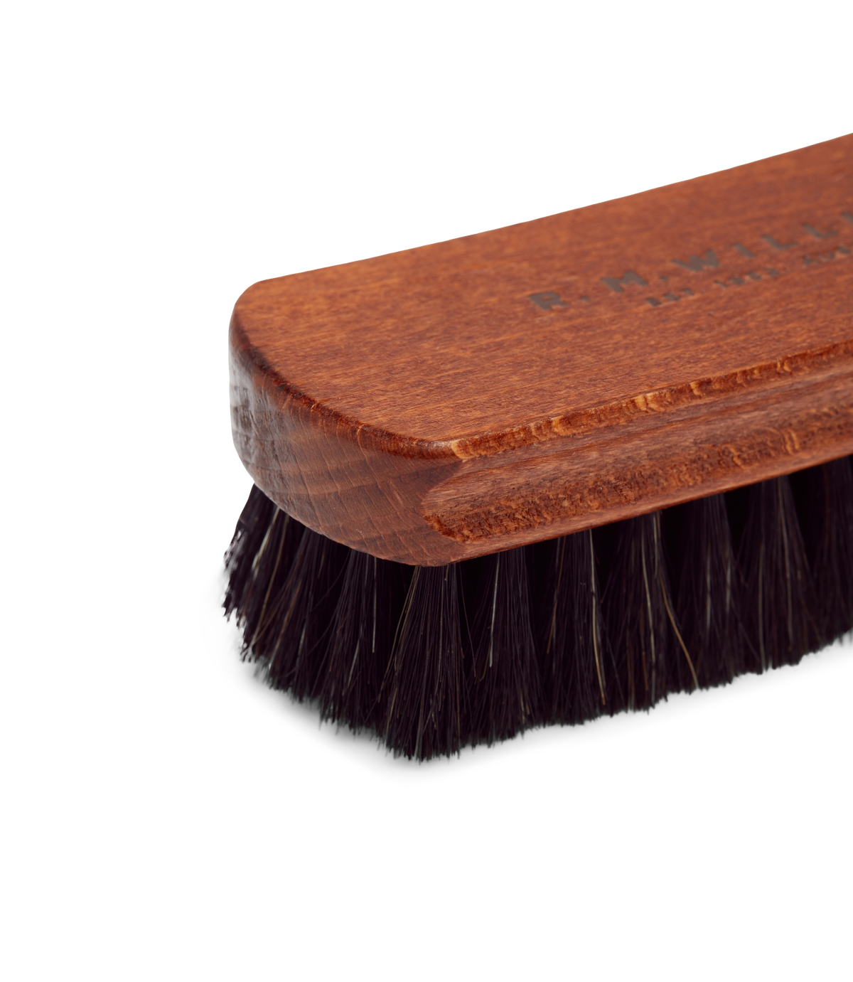 RM Williams Medium Horse Hair Brush Black
