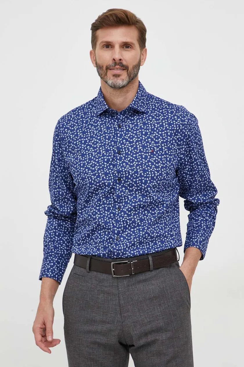 Tommy Hilfiger Slim Fit DIsty Flow (32914) Navy Blue