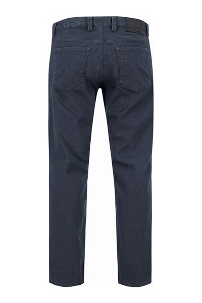 Alberto Pipe Regular Fit Navy Jeans Business Wash