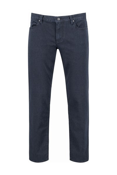 Alberto Pipe Regular Fit Navy Jeans Business Wash
