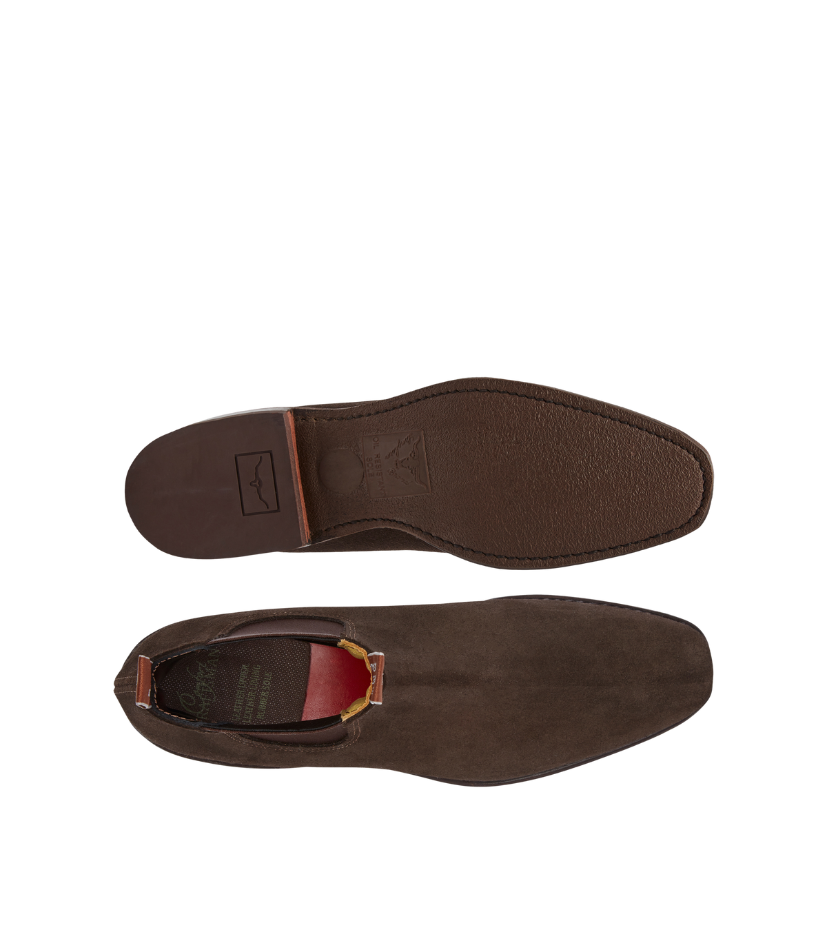 RM Williams Comfort Craftsman Suede Chelsea Boot Chocolate