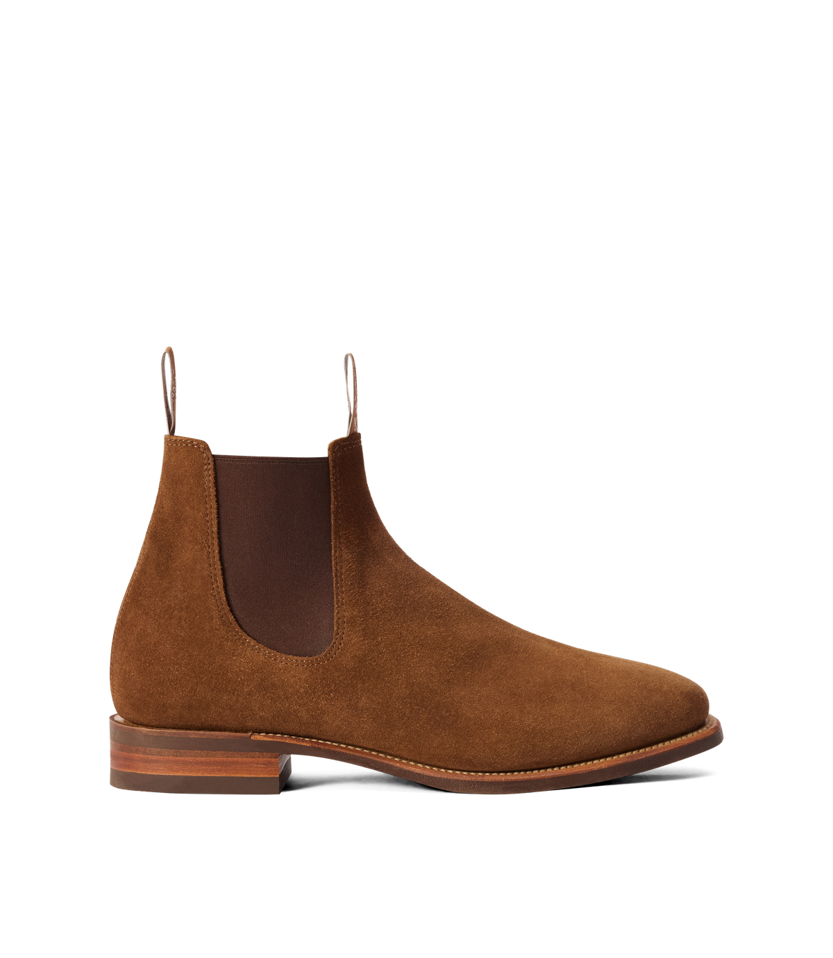 RM Williams Comfort Craftsman Suede Chelsea Boot Cedar