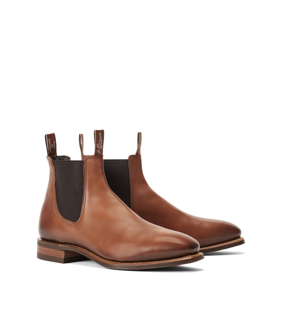 RM Williams Dark Tan Burnished Comfort Craftsman Boot