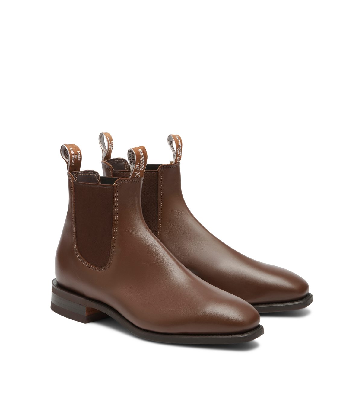 RM Williams Comfort Craftsman Chelsea Boot Dark Tan