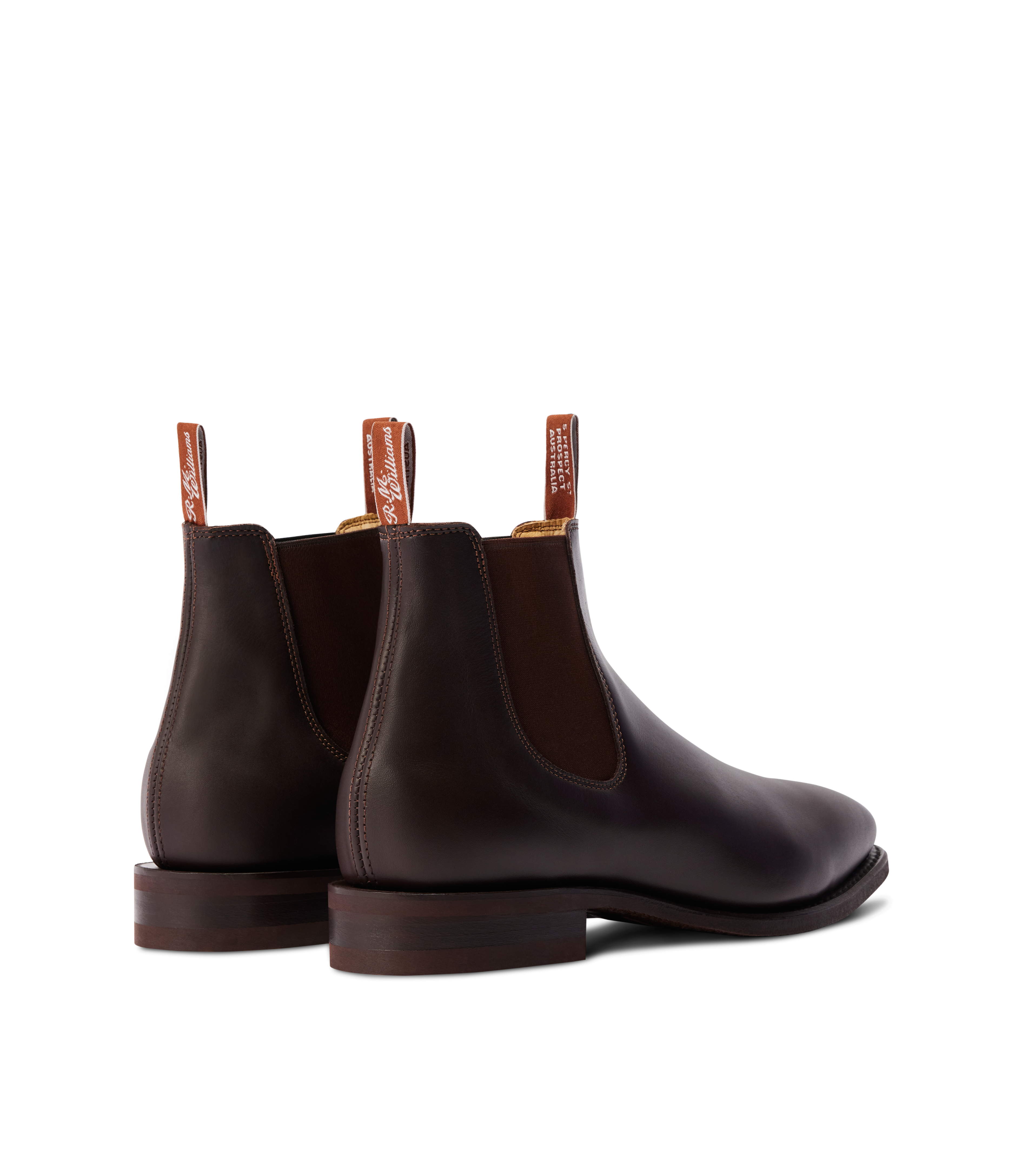 RM Williams Comfort Craftsman Leather Sole Chestnut Dark