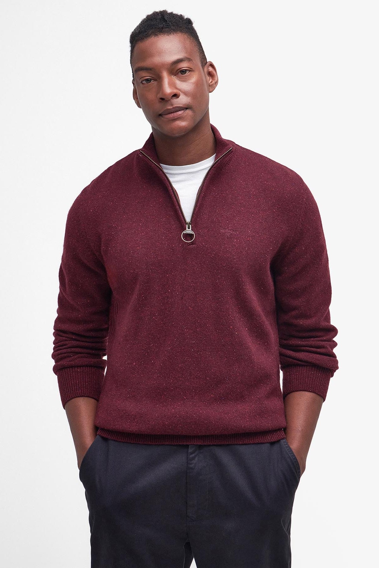 Barbour Tisbury Half-Zip Jumper MKN1187