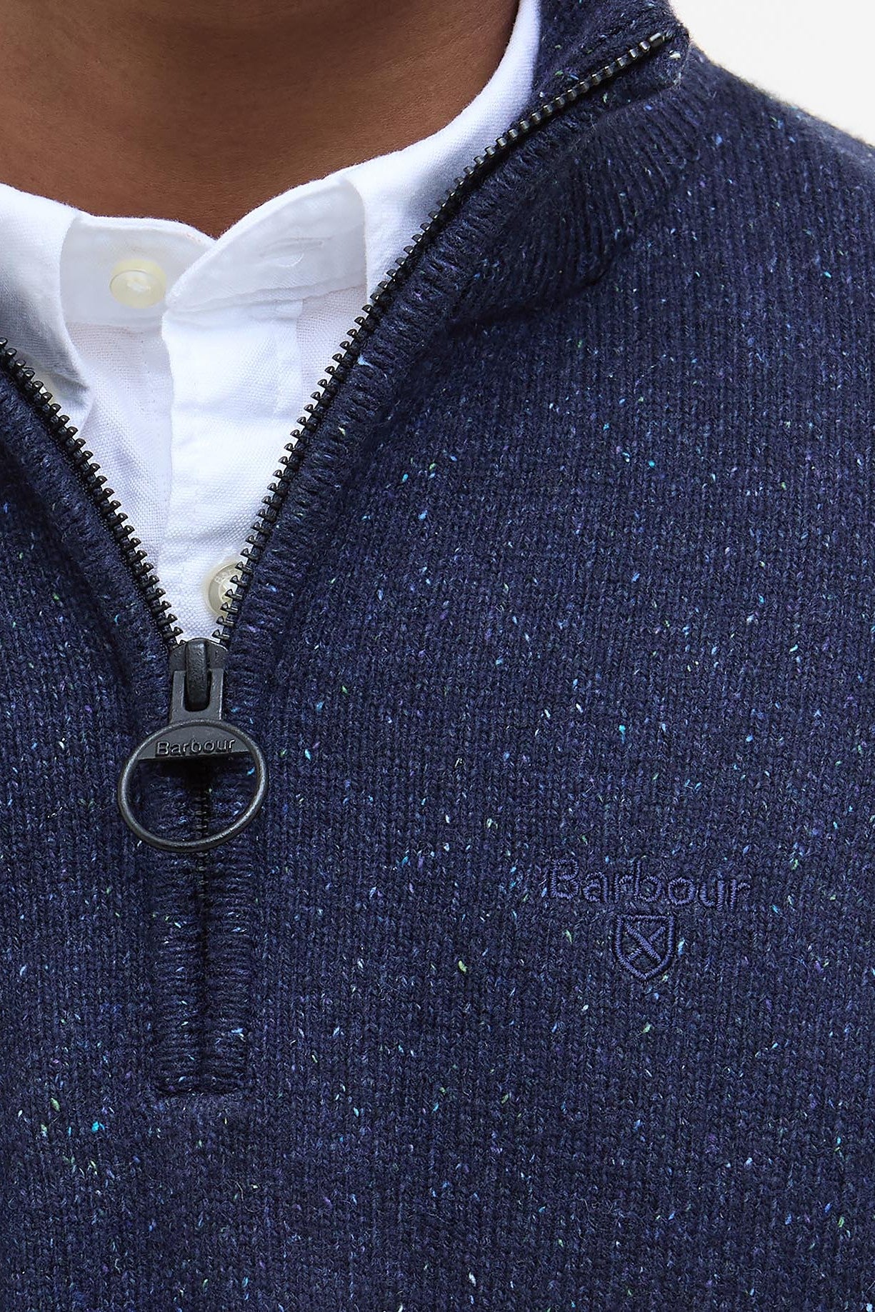 Barbour Tisbury Half-Zip Jumper MKN1187