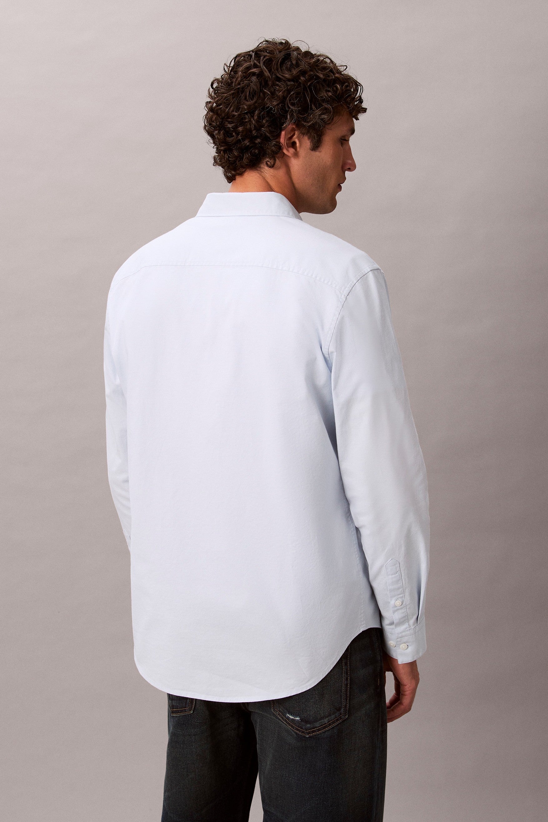 Calvin Klein Solid Oxford Shirt LV140EM125