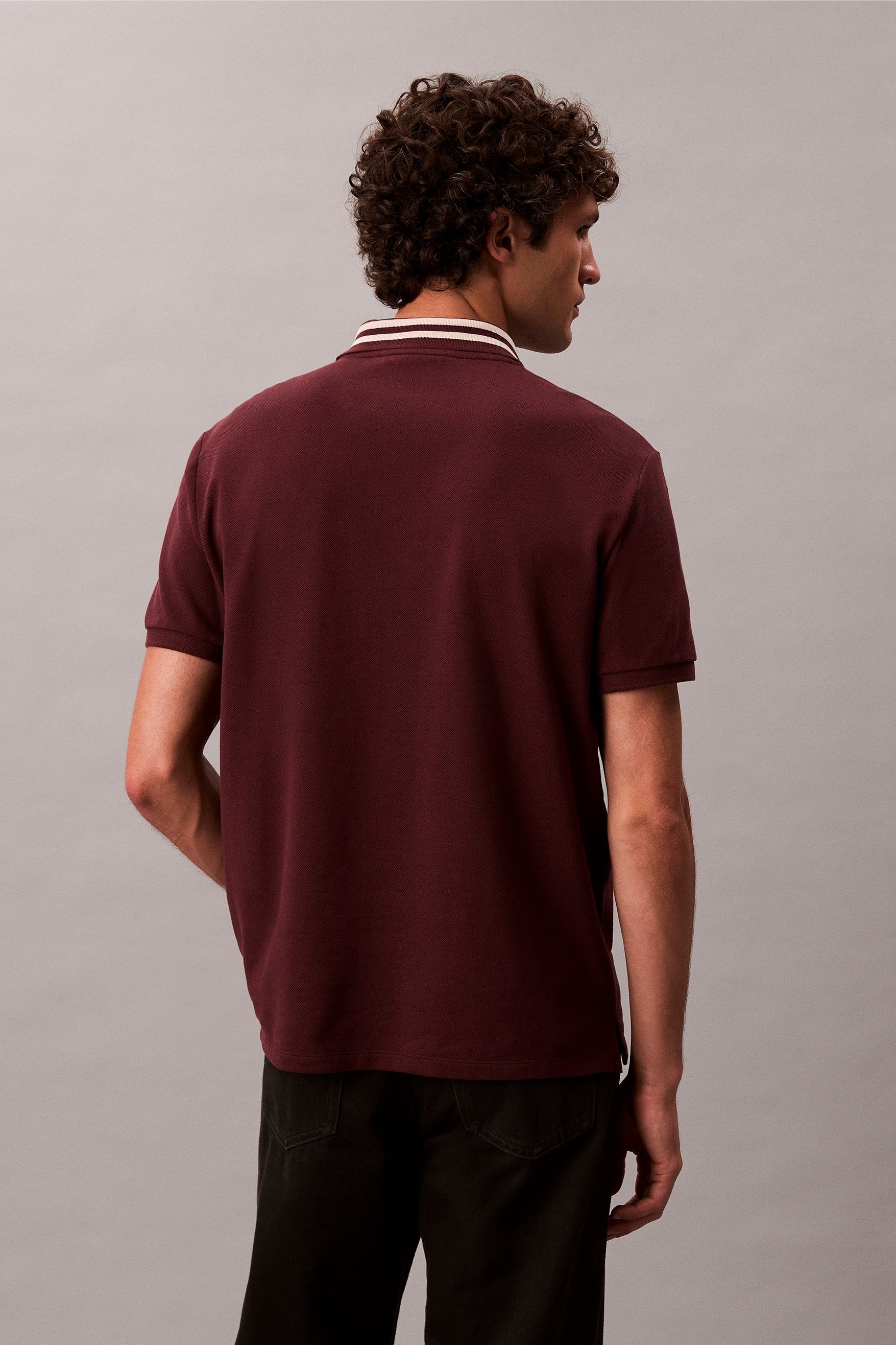 Calvin Klein Jeans Pique Tip Polo Shirt C276G