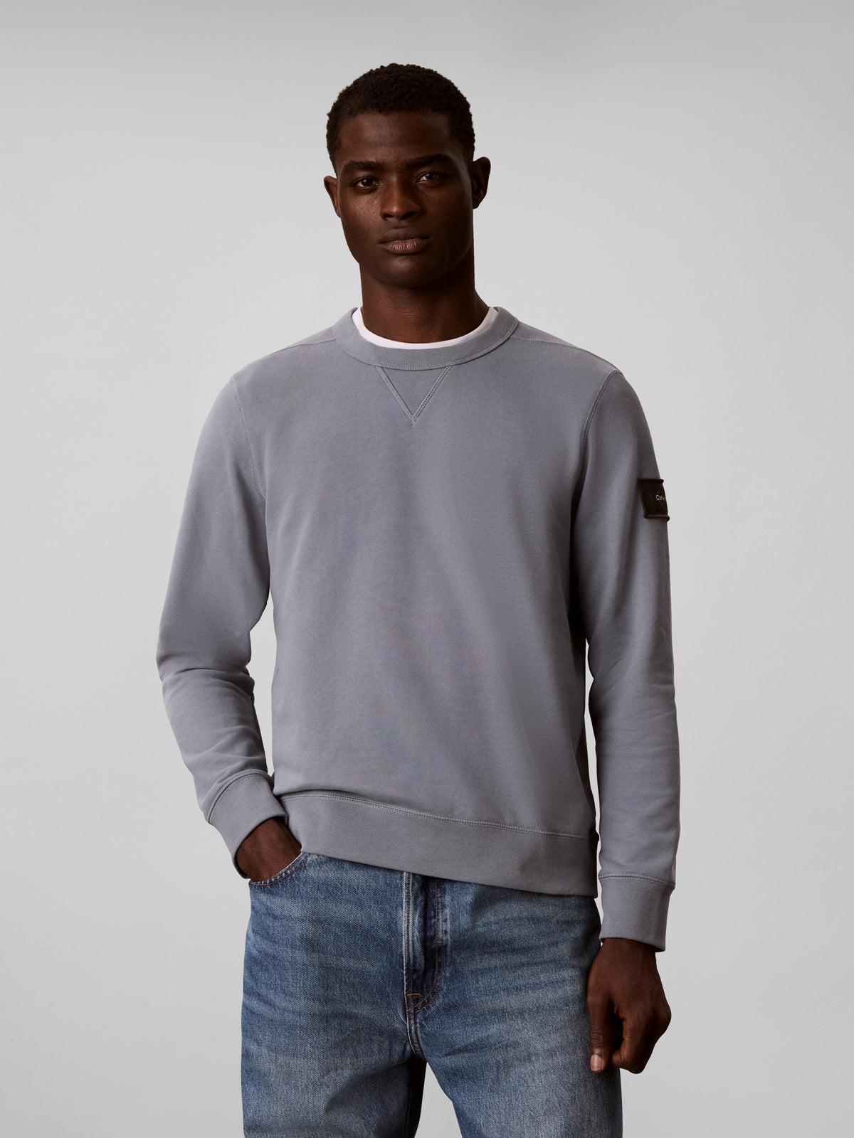 Calvin Klein 350 Terry Badge Sweater RJ200G