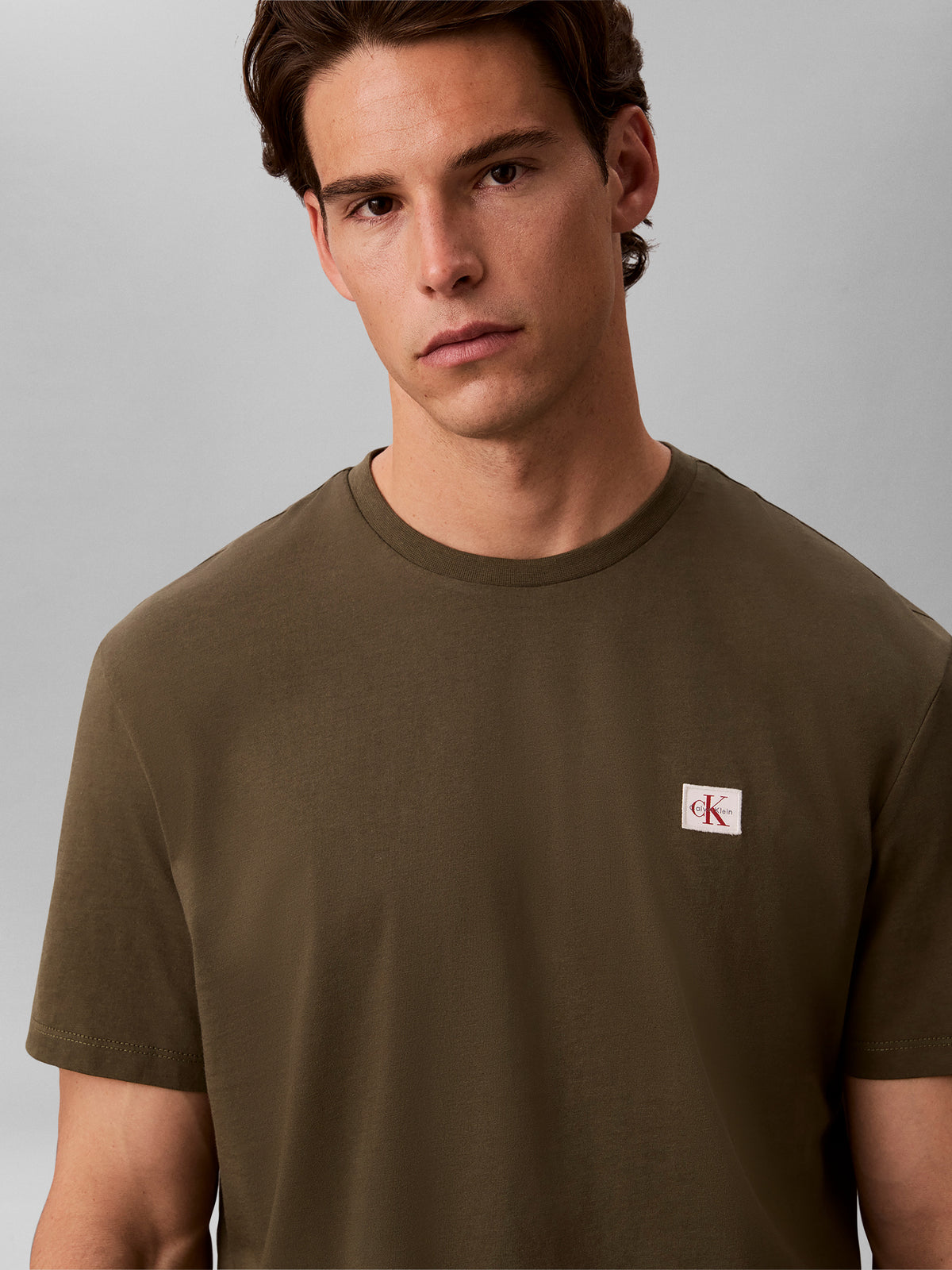 Calvin Klein Jersey Badge T-Shirt RC272G