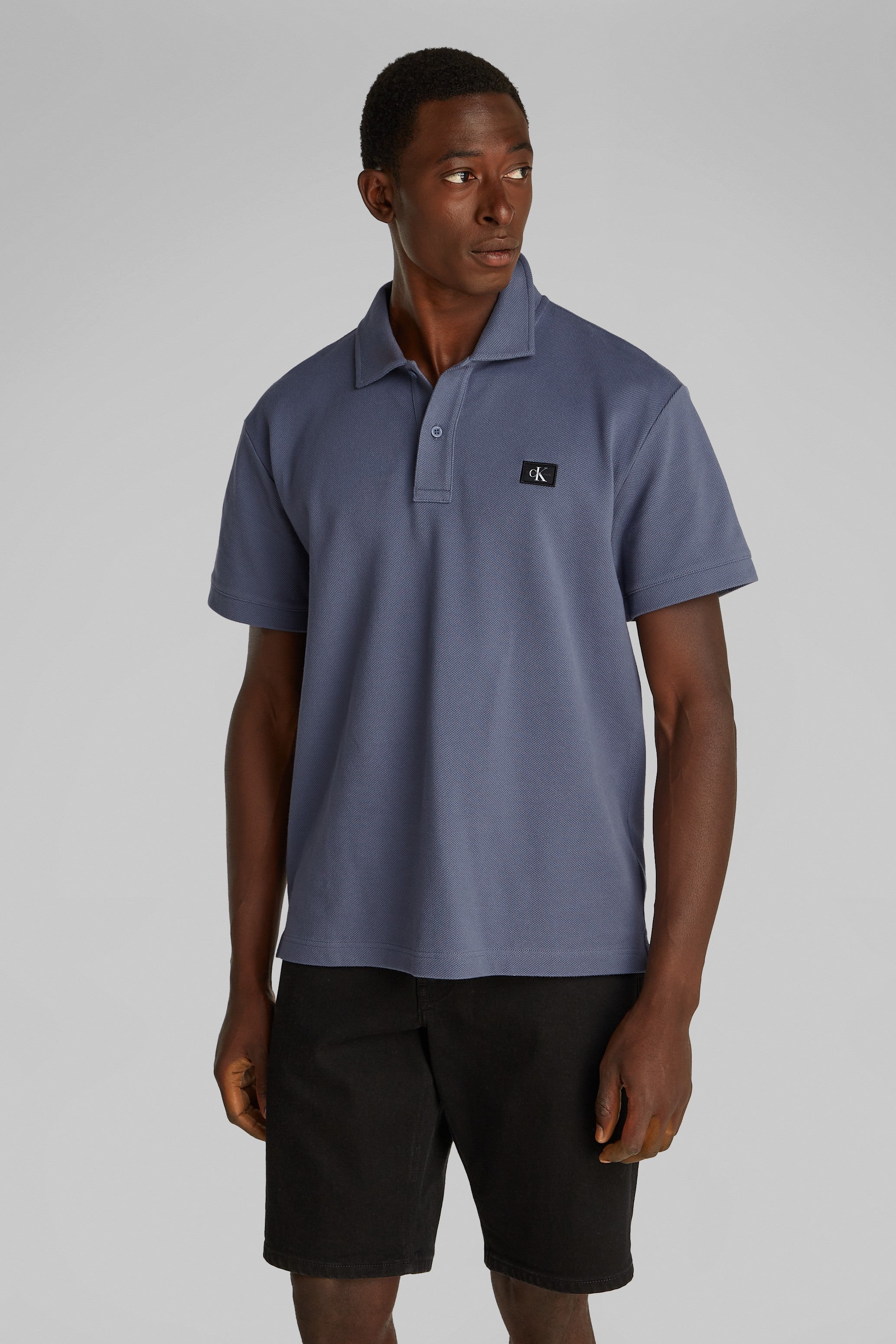 Calvin Klein Woven Label Polo Shirt