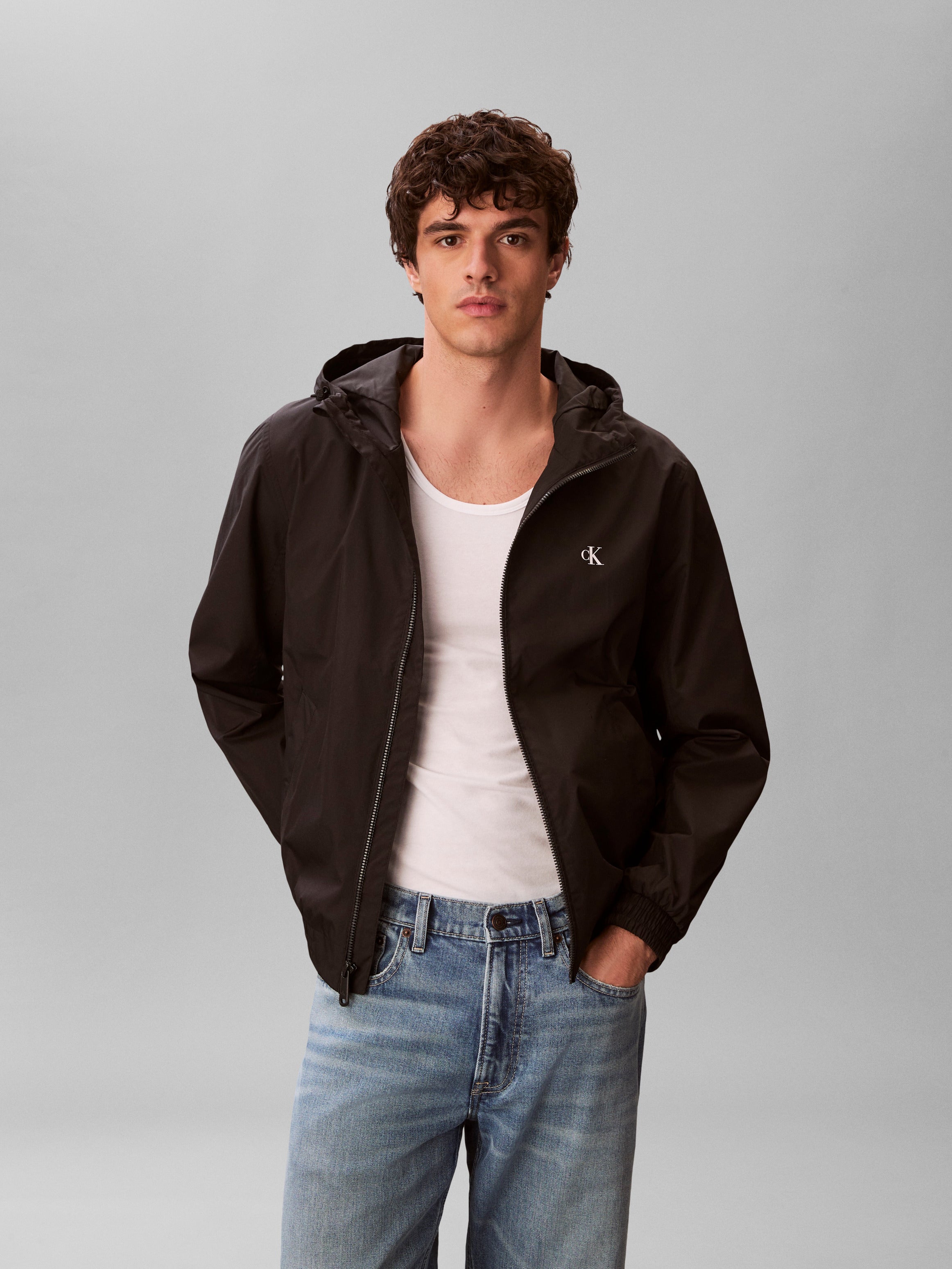 Calvin Klein Hooded Harrington Jacket RF521