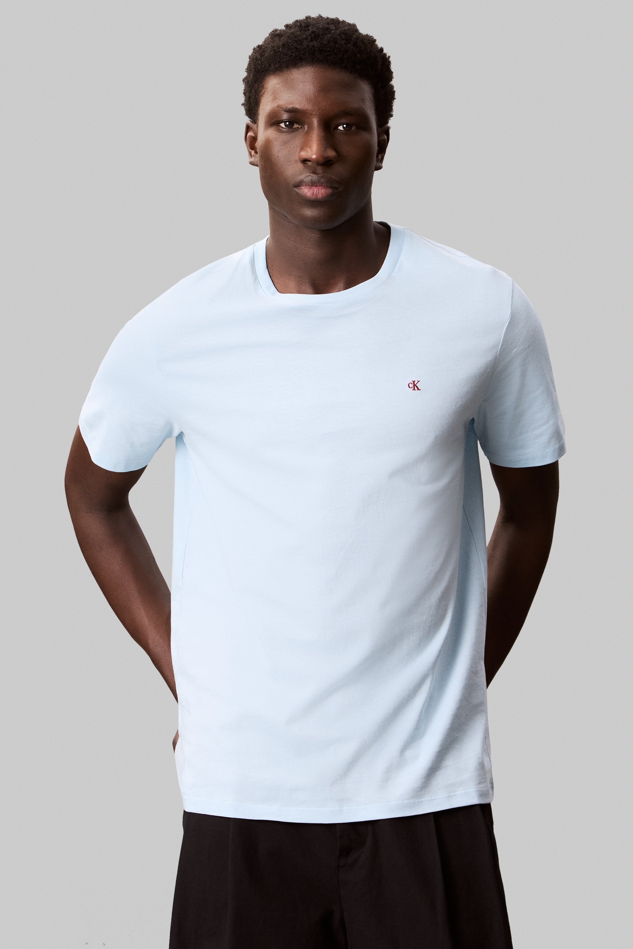 Calvin Klein Jeans Smooth Cotton Solid T-Shirt