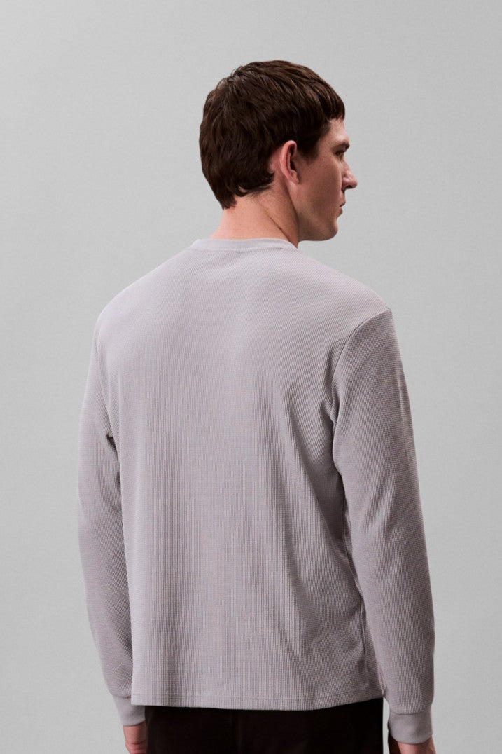 Calvin Klein Jeans Long Sleeve Waffle T-shirt
