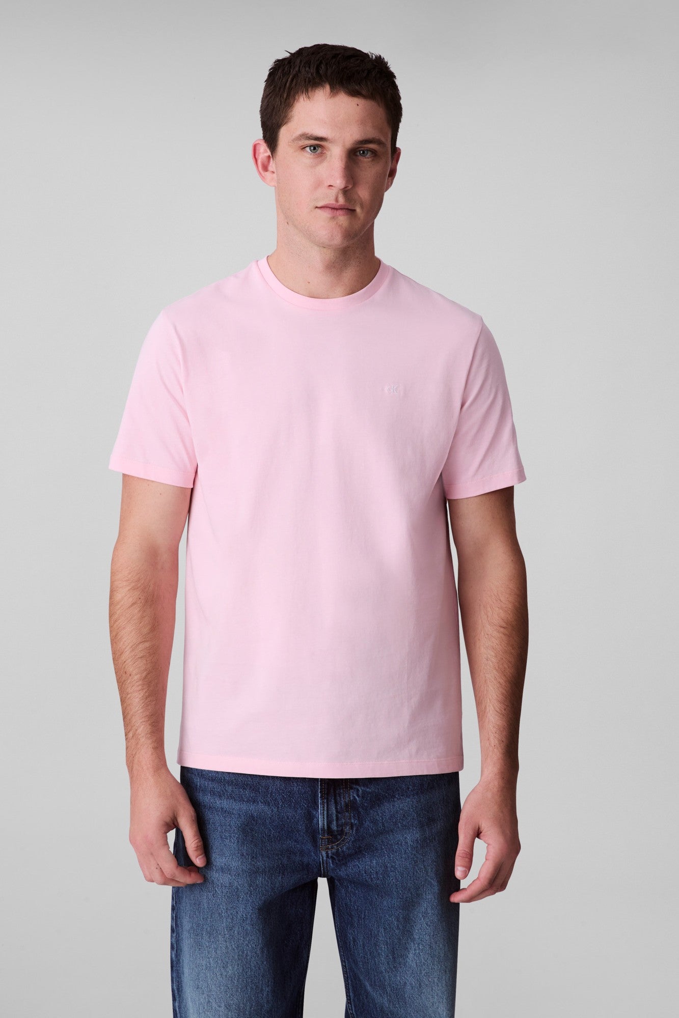 Calvin Klein Jeans Smooth Cotton Solid T-Shirt