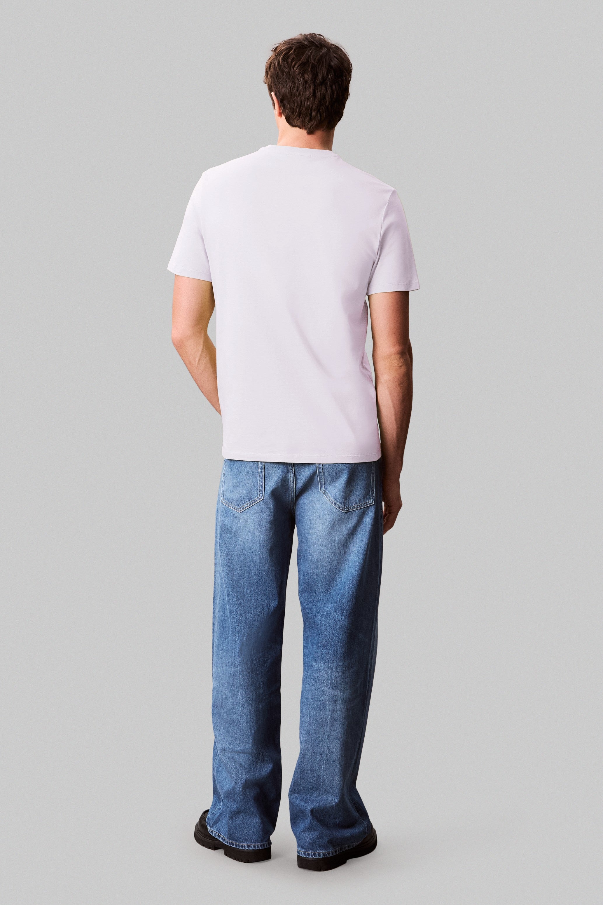 Calvin Klein Jeans Smooth Cotton Solid T-Shirt
