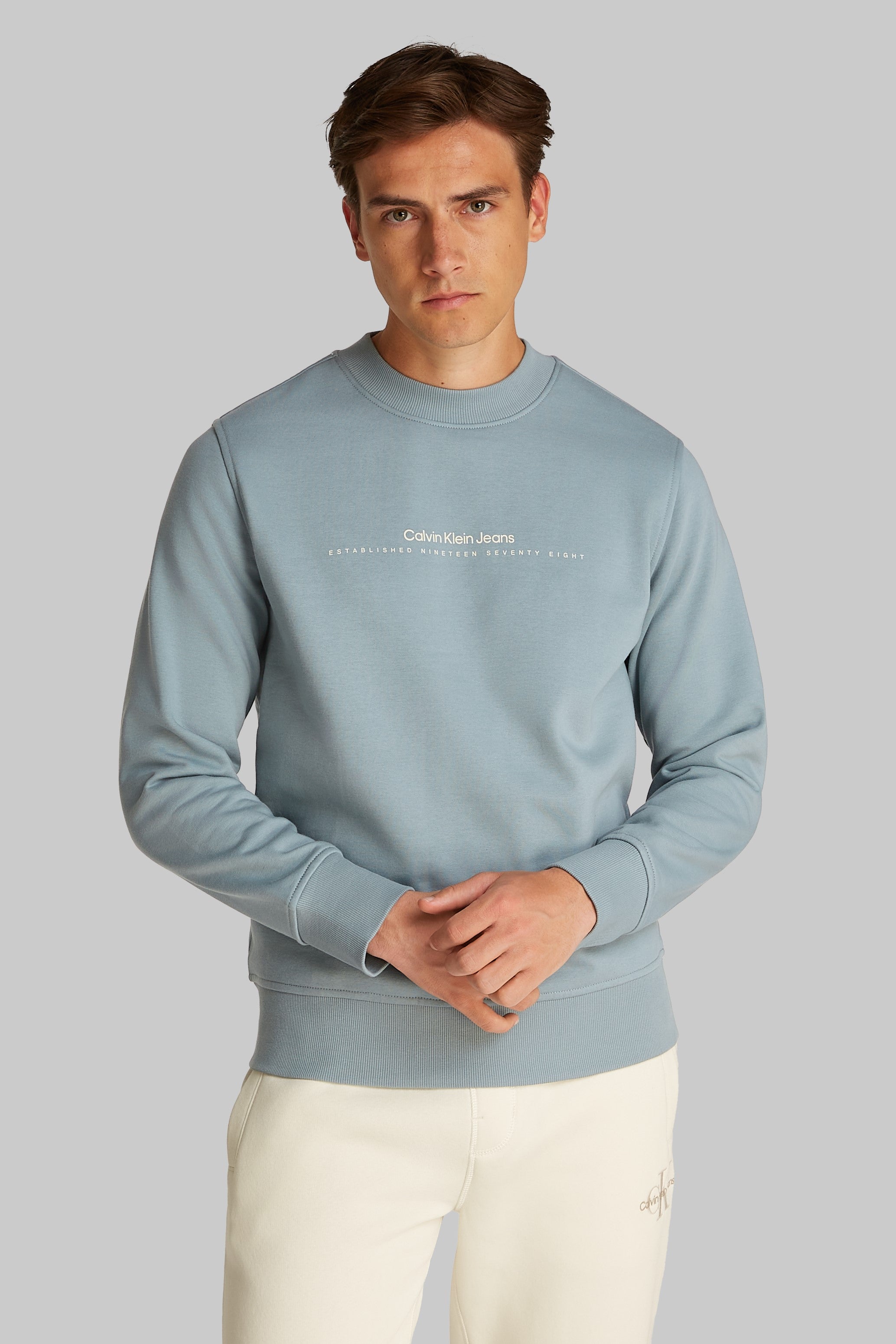 Calvin Klein Minimal Logo Crew Neck Sweatshirt
