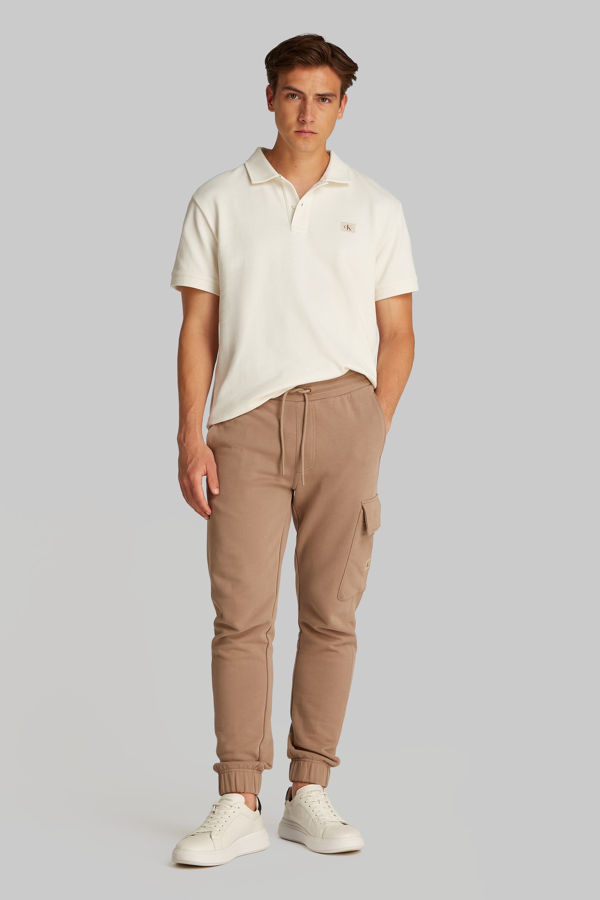 Calvin Klein Woven Label Polo Shirt