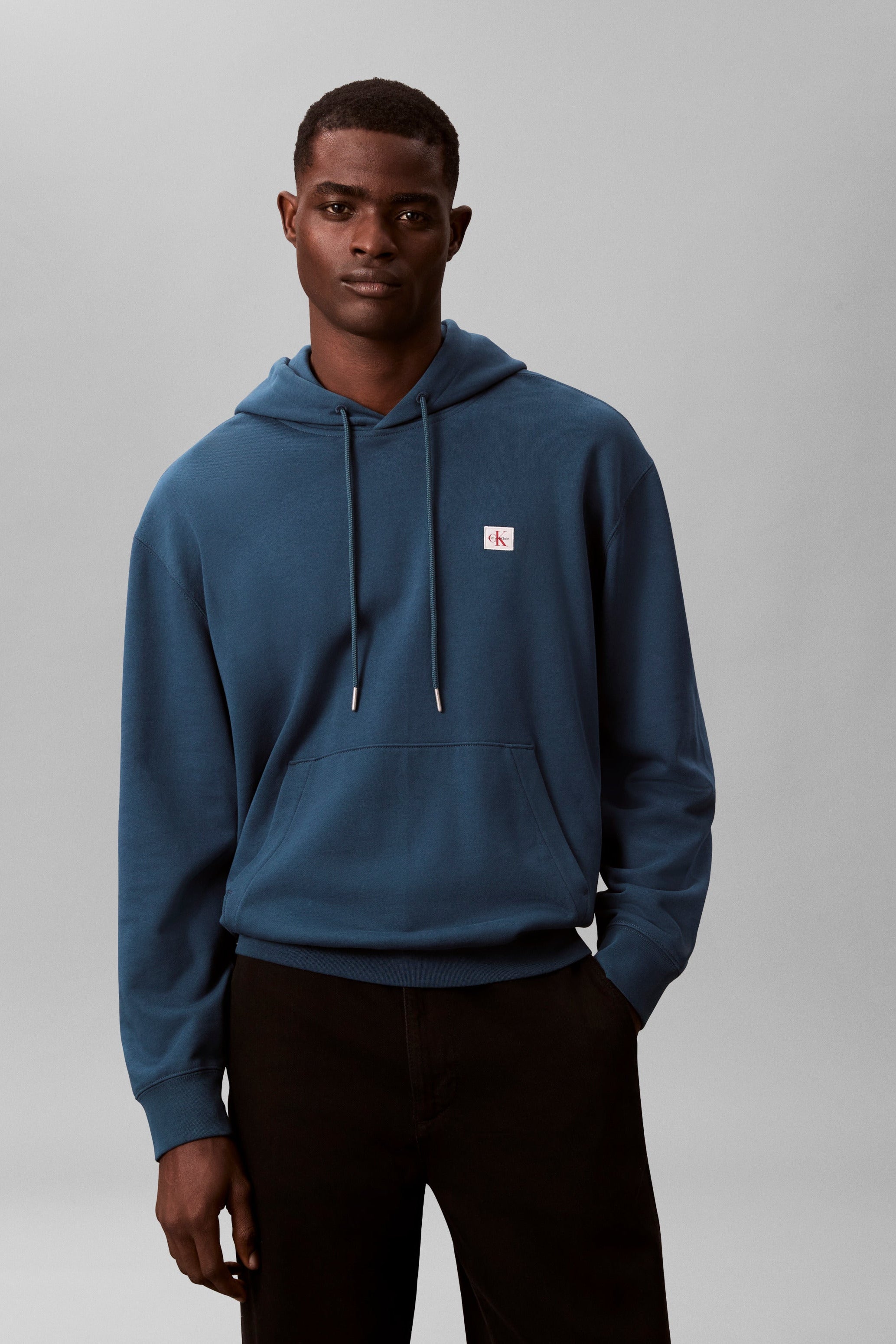 Calvin Klein Cotton Terry Badge Hoodie RC274G