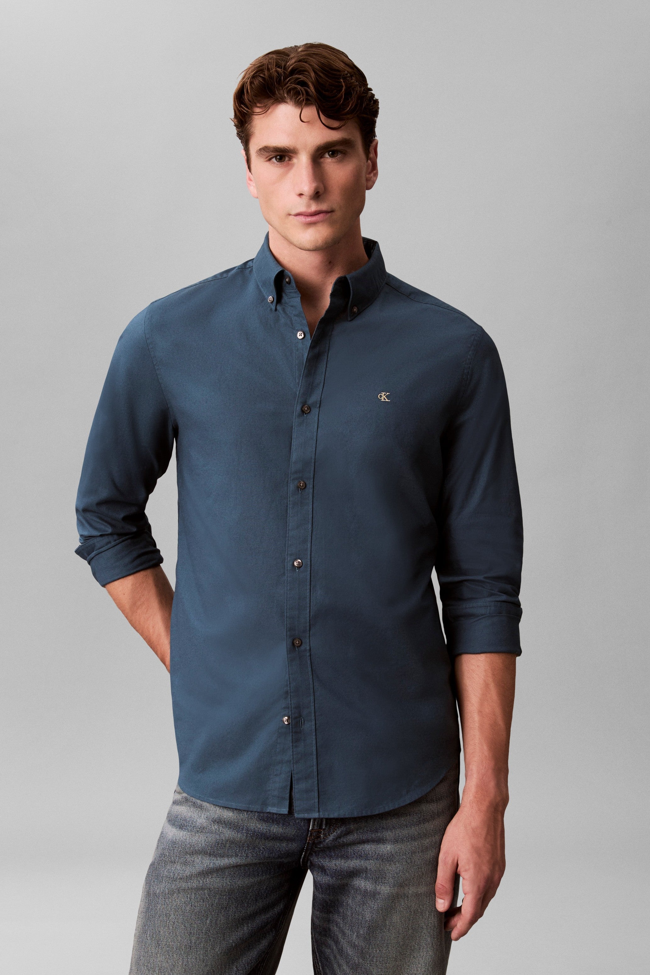 Calvin Klein Classic Oxford Button Shirt EM125