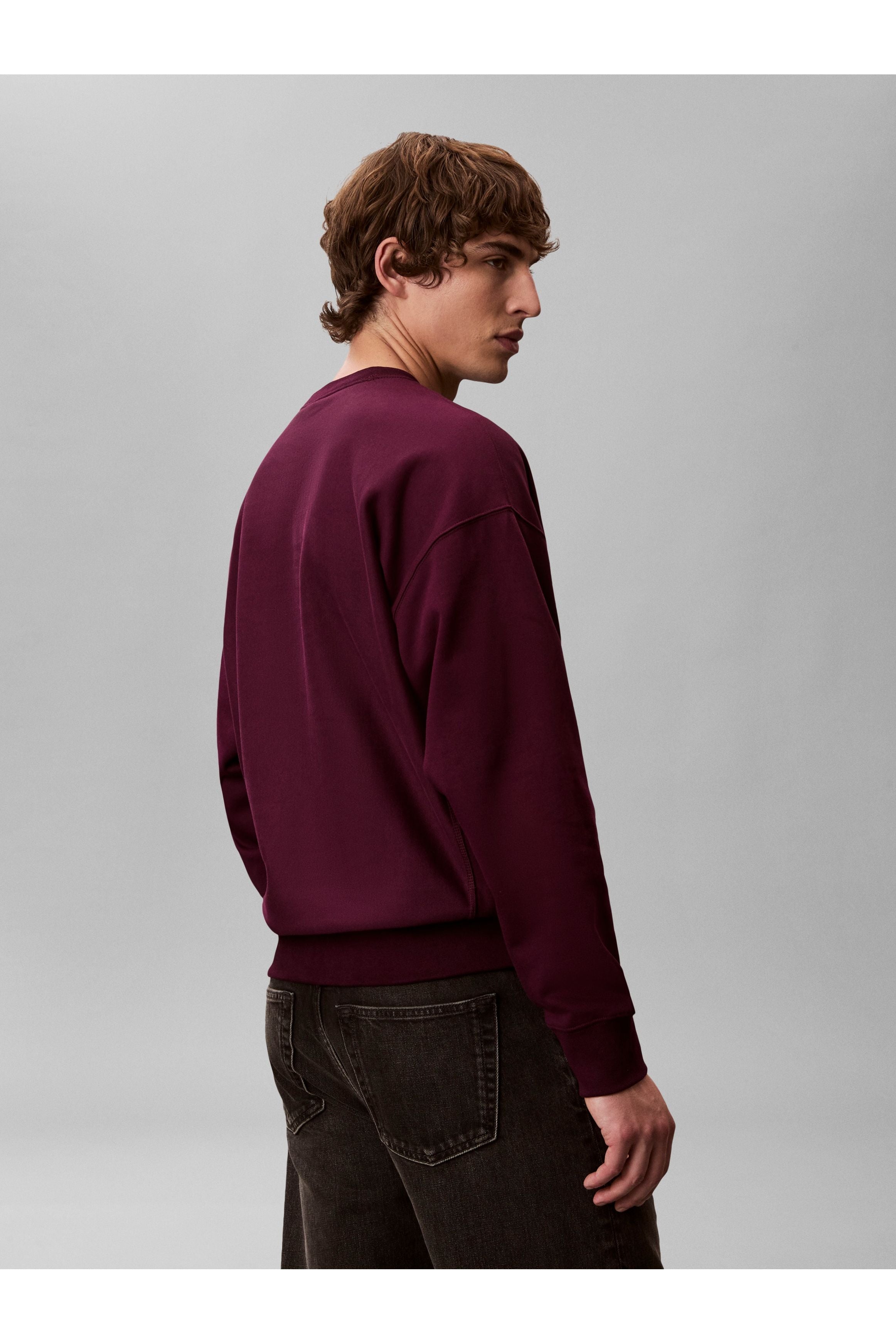 Calvin Klein Tricolor Graphic Crew Sweater RE200G