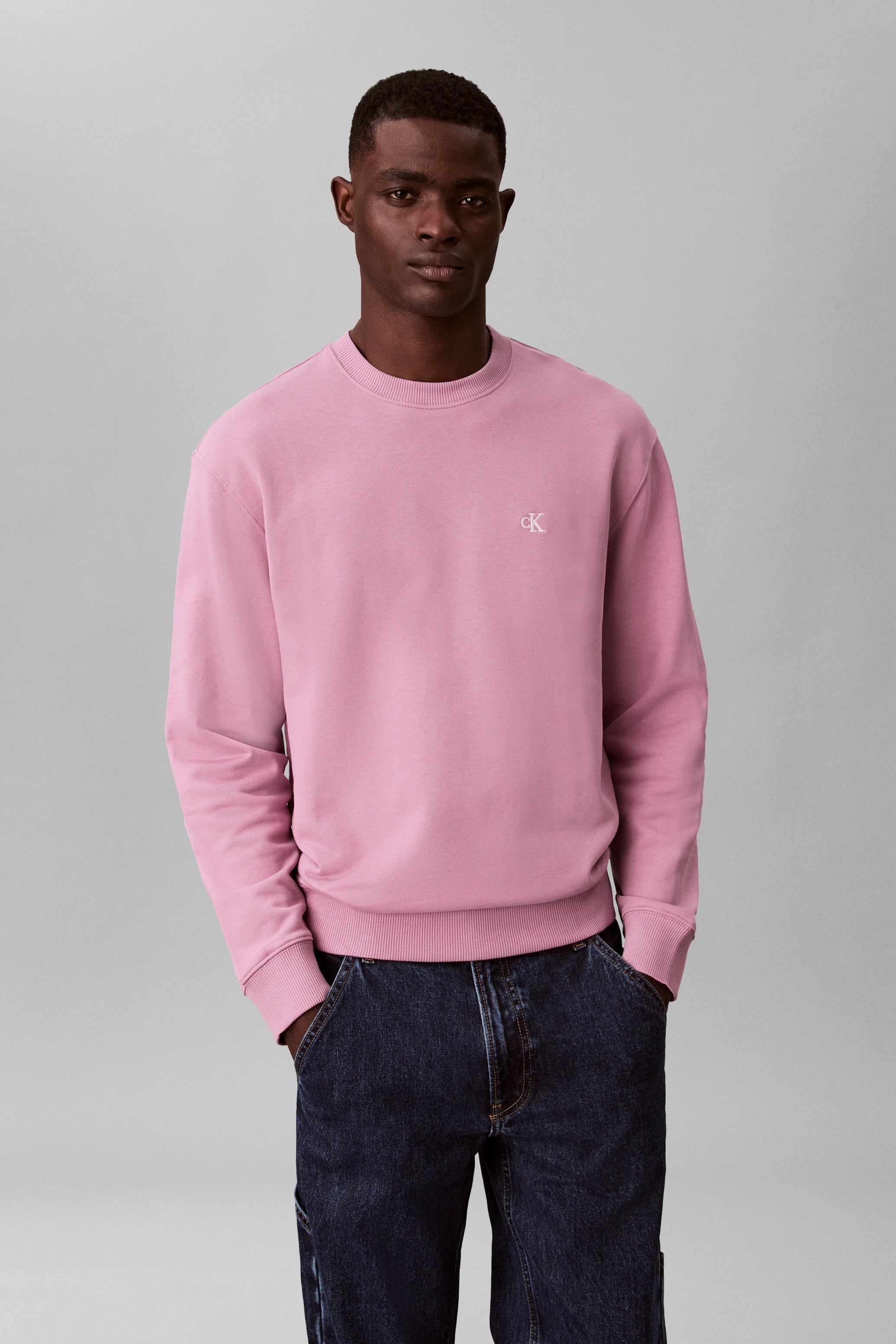 Calvin Klein Micro Monologo Crew Sweater RC296G