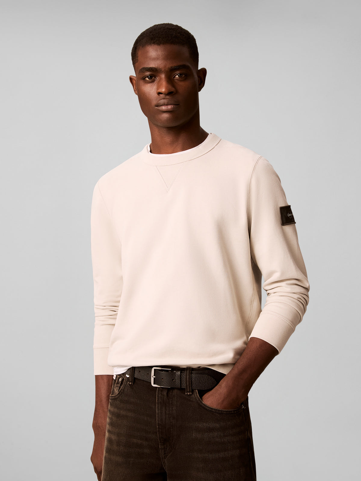 Calvin Klein 350 Terry Badge Sweater RJ200G