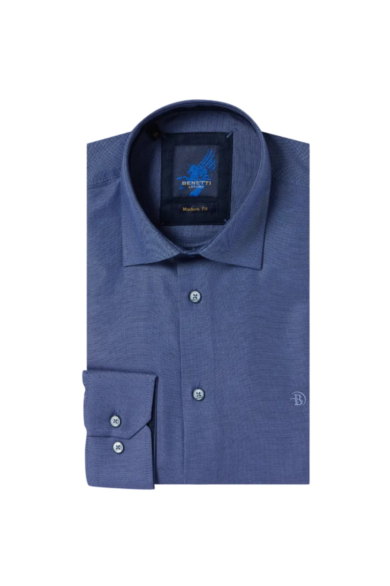 Benetti Cash Regular Fit Solid Shirt