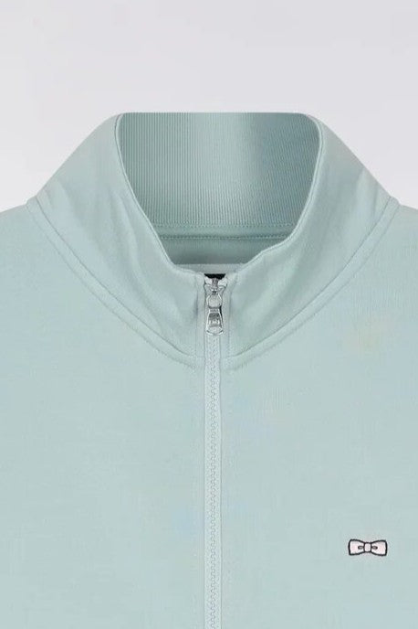 Eden Park Straight Fit Cotton 1/4 Zip Sweatshirt