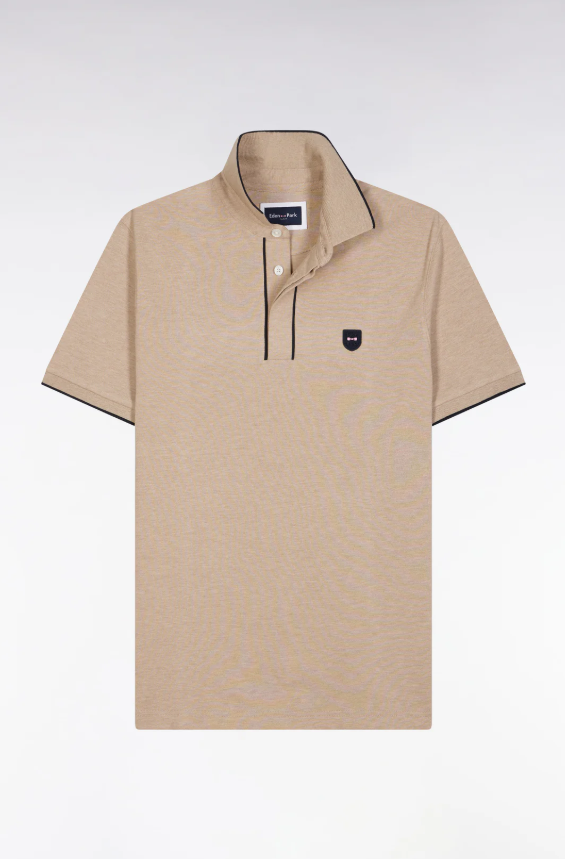 Eden Park Slim Fit Stretch Cotton Polo