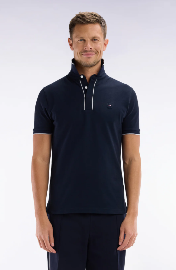 Eden Park Slim Fit Stretch Cotton Polo