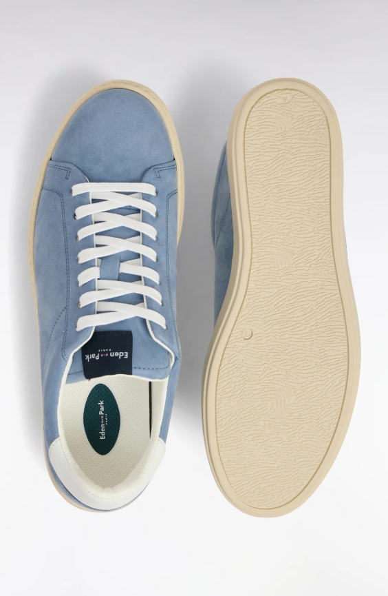 Eden Park Suede Leather Low Top Sneaker