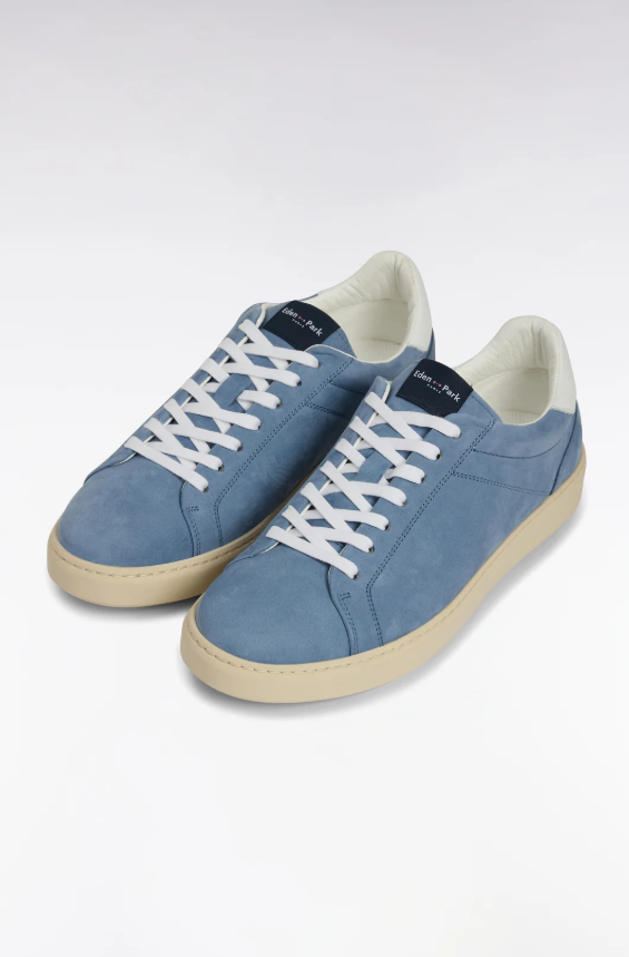Eden Park Suede Leather Low Top Sneaker