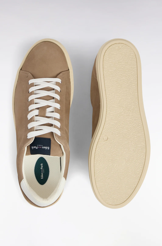 Eden Park Suede Leather Low Top Sneaker