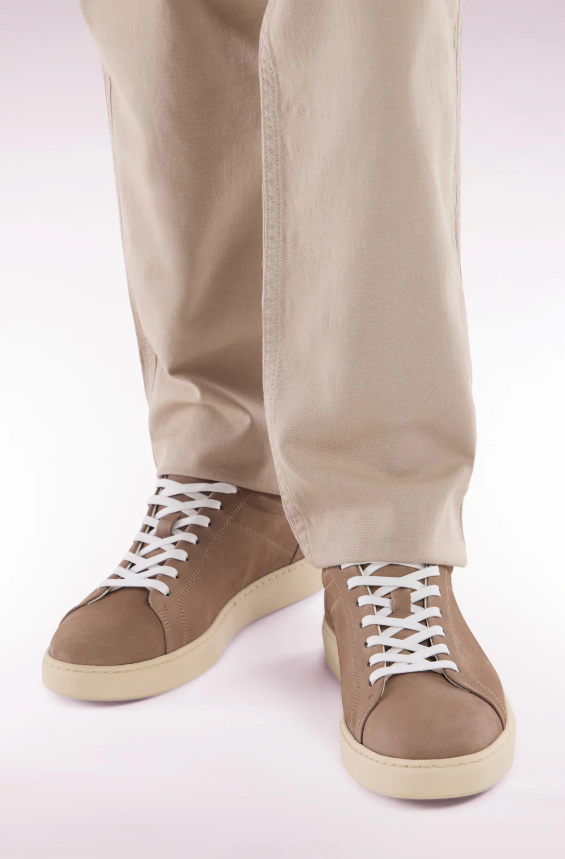 Eden Park Suede Leather Low Top Sneaker