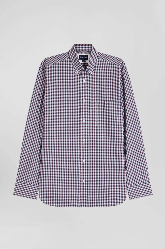 Eden Park Two Tone Check Cotton Shirt