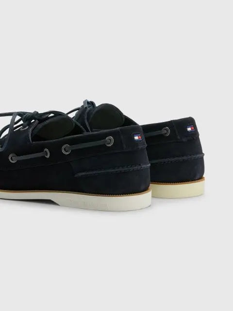 Tommy Hilfiger Suade Boat Shoe (04505) Desert Sky dw5